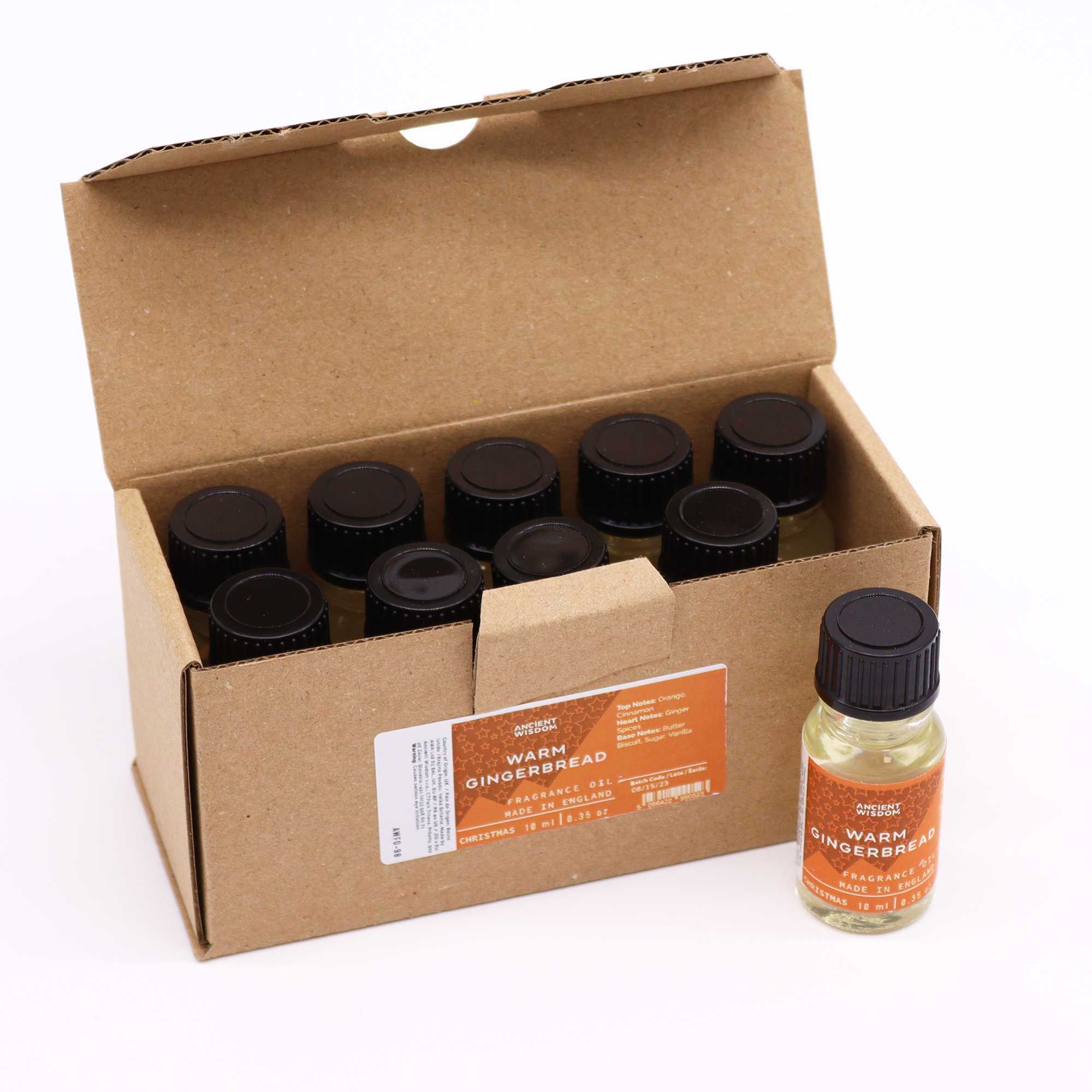 Mystical Warm Gingerbread Fragrance Oil 10ml | Niffty Witchy Supplies UK in Oils & Wax Melts style, velvet chaos-magic hedge-witch mystery with moon magic a