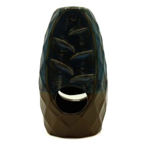 Coven-ready Backflow Incense Burner – Pineapple Mountain & Cascade Twin Design | holders & Burners | Niffty Witchy Supplies UK in holders & B