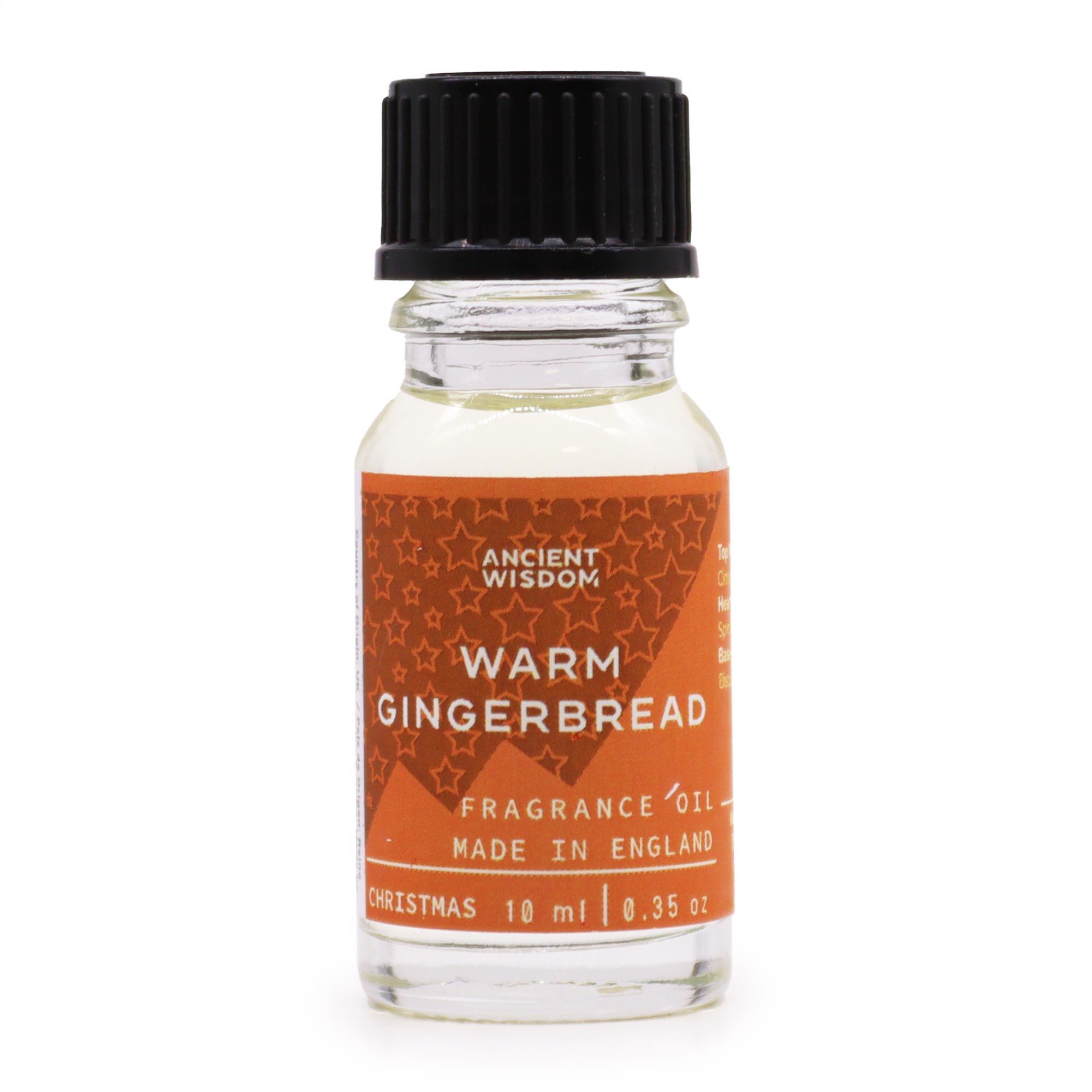 Enchanted Warm Gingerbread Fragrance Oil 10ml | Niffty Witchy Supplies UK in Oils & Wax Melts style, eclipse aesthetic amethyst litha for moonlit rituals an