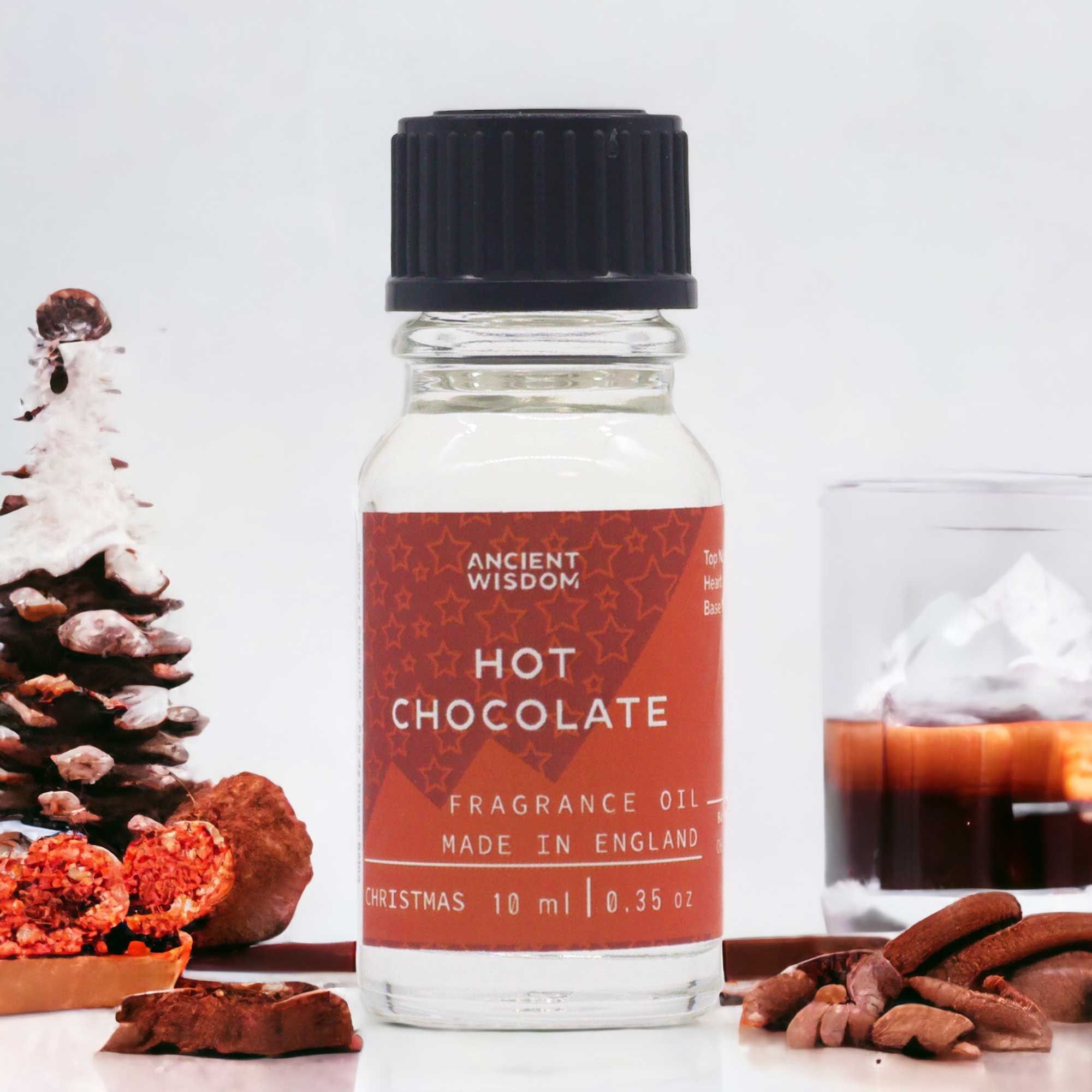 Coven-ready Hot Chocolate Fragrance Oil 10ml | Niffty Witchy Supplies UK in Oils & Wax Melts style, nocturnal cottage-witch foxglove dream with coven-core e