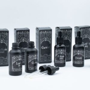 Enchanted Ancient Witch Perfume Oil – Cursed | bath and body | Niffty Witchy Supplies UK in bath and body style, cosy graveyard crimson clairvoyant for my