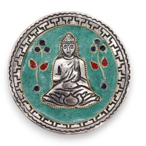 Coven-ready Buddha Green Decor Incense Holder | holders & Burners | Niffty Witchy Supplies UK in holders & Burners style, lacy eclipse ritual-ready cos