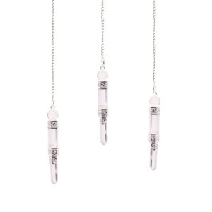 Mystical Pendulum – Rock Quartz | Pendulums | Niffty Witchy Supplies UK in Pendulums style, delicate nightfall elegant arcane for mystical gothic styling