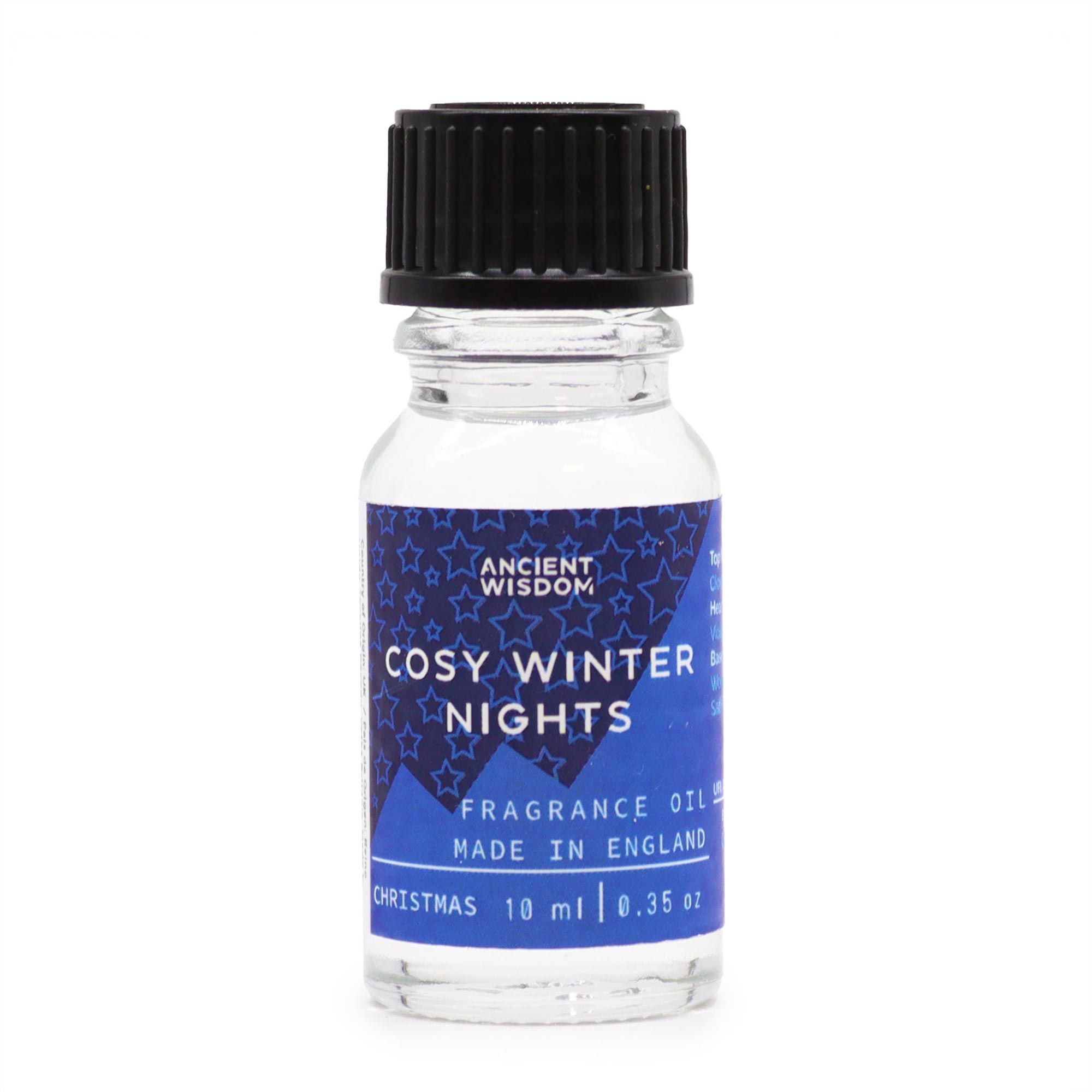 Magical Cosy Winter Nights Fragrance Oil 10ml | Niffty Witchy Supplies UK in Oils & Wax Melts style, hemlock ritual yew keepsake for lovers of occult charm