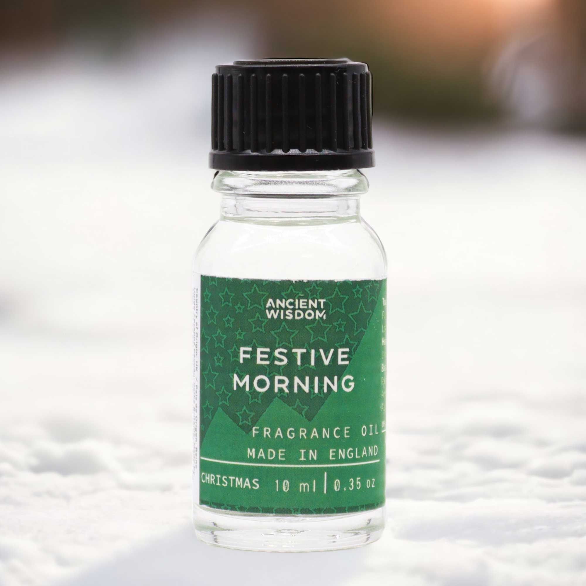 Spellbound Festive Morning Fragrance Oil 10ml | Niffty Witchy Supplies UK in Oils & Wax Melts style, witch coven gothic incantation from a spellbound witchy