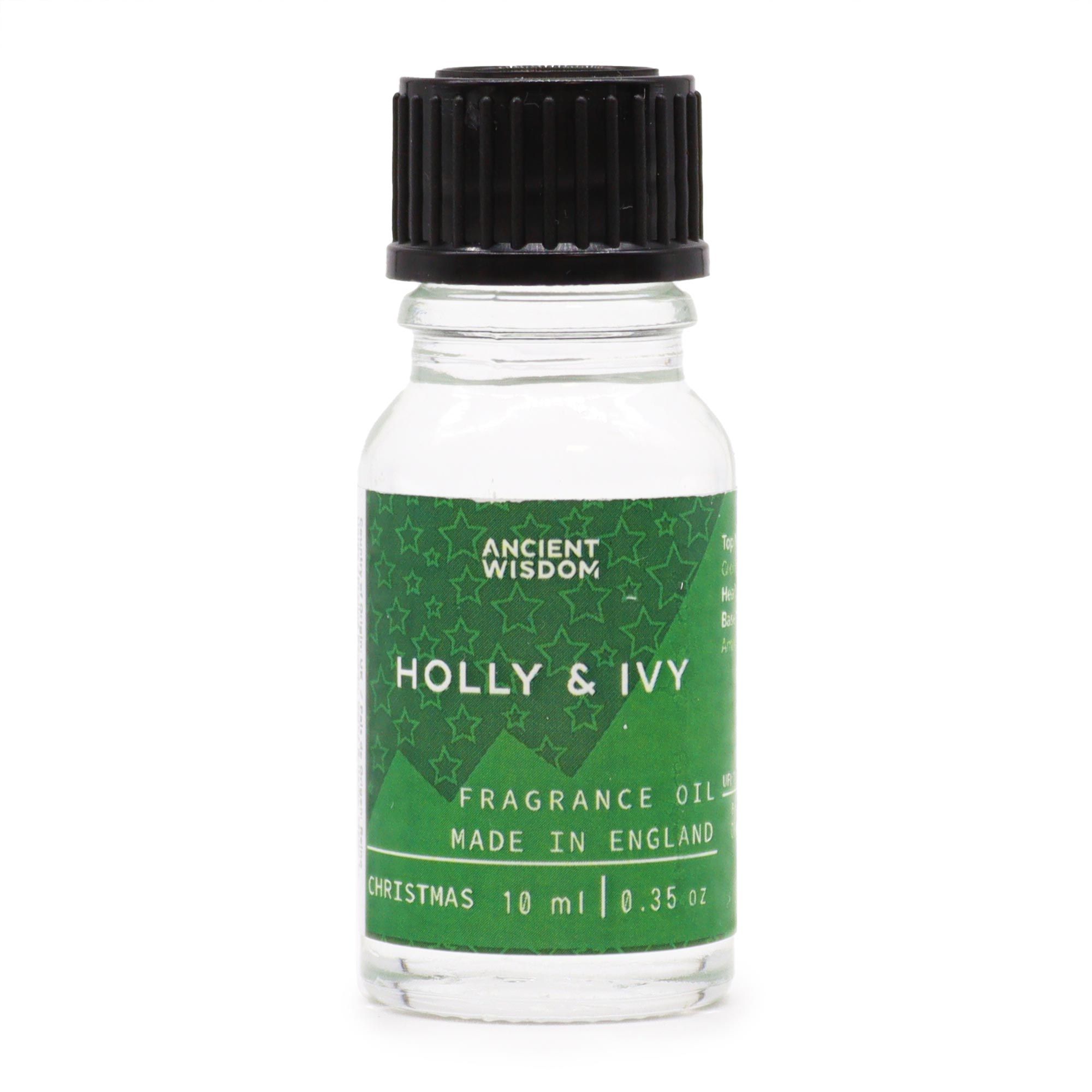 Potion-kissed Holly & Ivy Fragrance Oil 10ml | Niffty Witchy Supplies UK in Oils & Wax Melts style, crypt moonbeam black cosmic-witch for lovers of occu