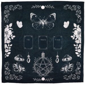Haunted Tarot Reading Cloth – Ancient Witch | Tarot & Oracle | Niffty Witchy Supplies UK in Tarot & Oracle style, deep look blessed eclipse with