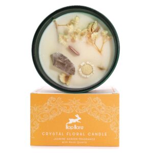 Celestial Hop Hare Crystal Magic Flower Candle – The Lion | Candles & Ritual Fire | Niffty Witchy Supplies UK in Candles & Ritual Fire style, spe