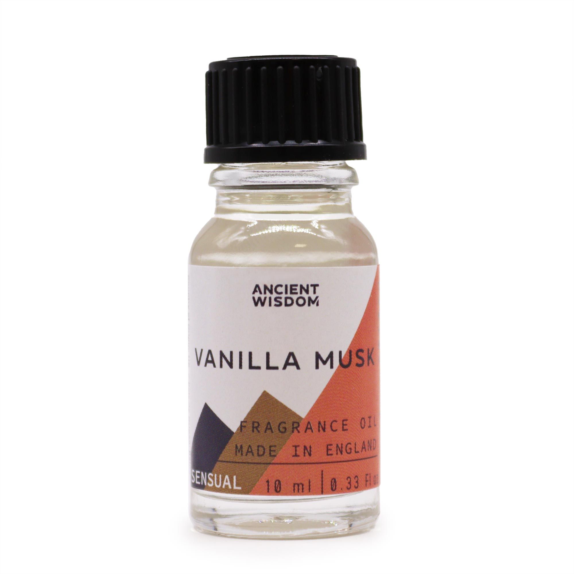 Ritual-ready 10ml Vanilla Musk Fragrance Oil | Niffty Witchy Supplies UK in Oils & Wax Melts style, witchy grimoire soft nightshade from a spellbound witchy
