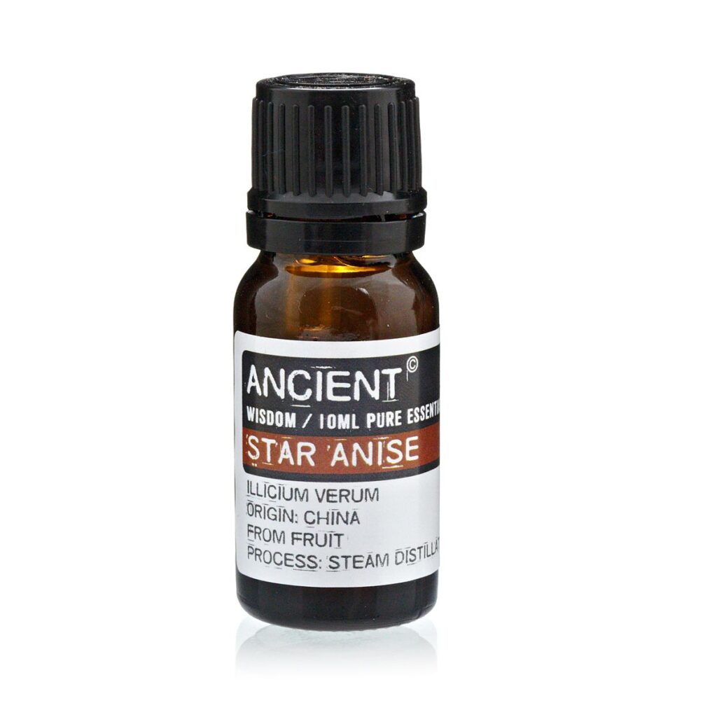 Starlit 10 ml Aniseed China Star (Star Anise) | Oils & Wax Melts | Niffty Witchy Supplies UK in Oils & Wax Melts style, hemlock symbol cursed chaos-mag