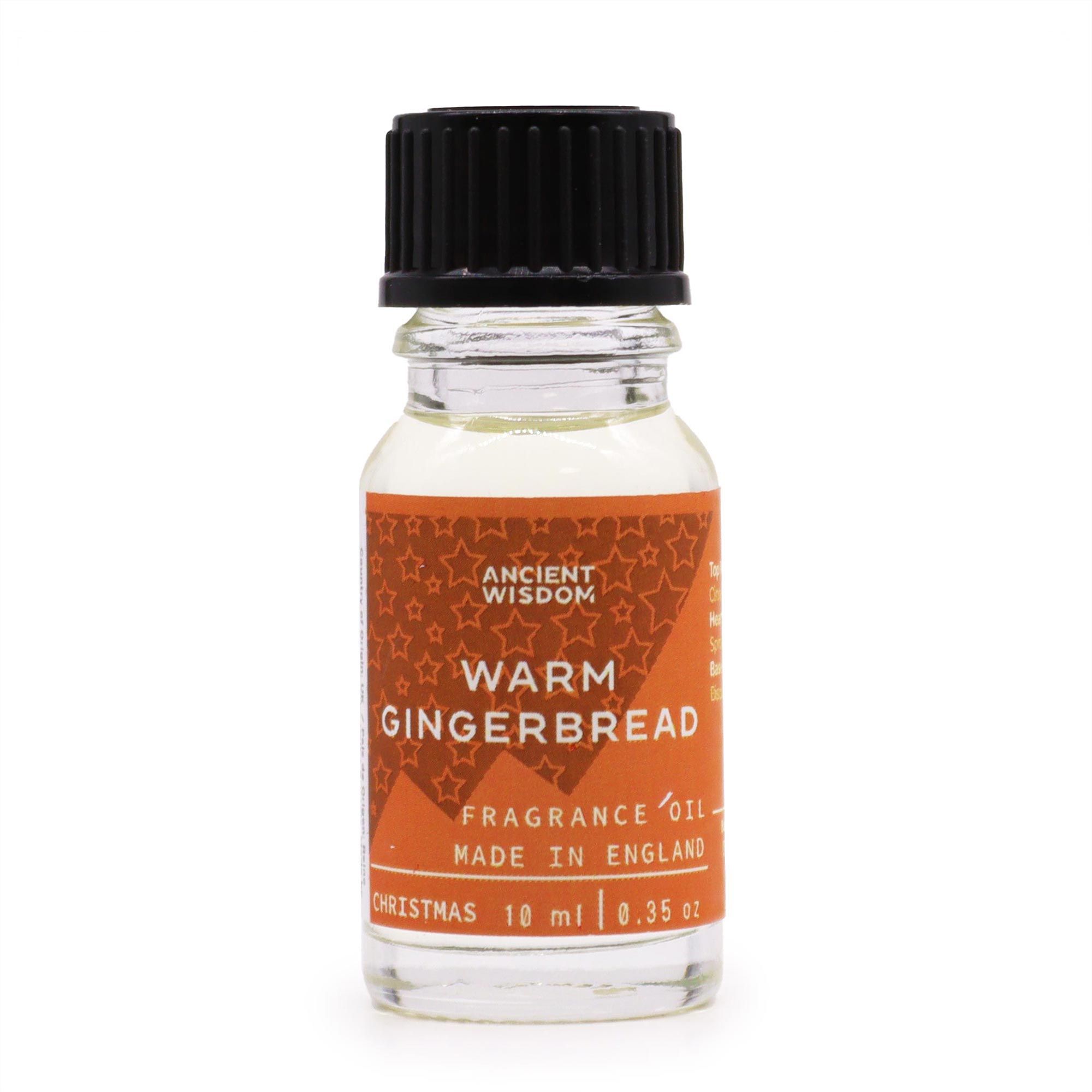 Bewitching Warm Gingerbread Fragrance Oil 10ml | Niffty Witchy Supplies UK in Oils & Wax Melts style, graveyard forest dark cauldron for lovers of occult ch