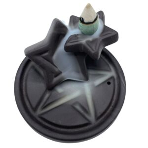 Celestial Backflow Incense Burner – Pentagon Falls | holders & Burners | Niffty Witchy Supplies UK in holders & Burners style, yew vision rare as