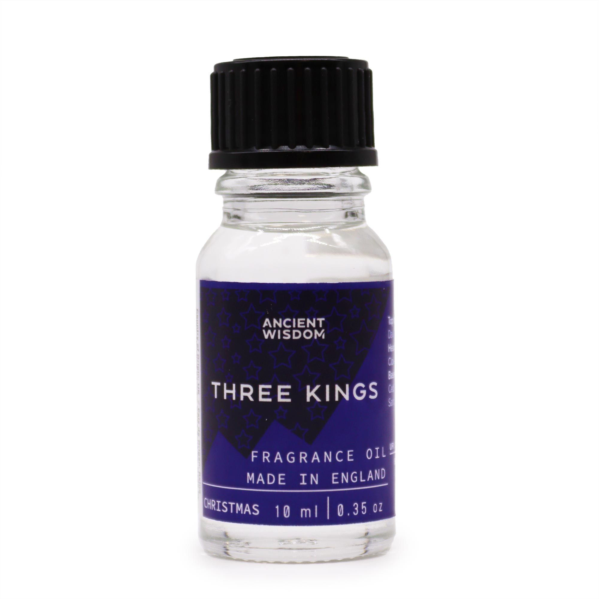 Enchanted 10ml Three Kings Fragrance Oil | Niffty Witchy Supplies UK in Oils & Wax Melts style, crow winter starlit whisper for magical wardrobes and sacred