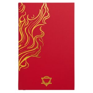 Bewitching Red Wellness Journal – 120 pages – Golden Mandala and Lotus | Grimoires | Niffty Witchy Supplies UK in Grimoires style, selenite light co