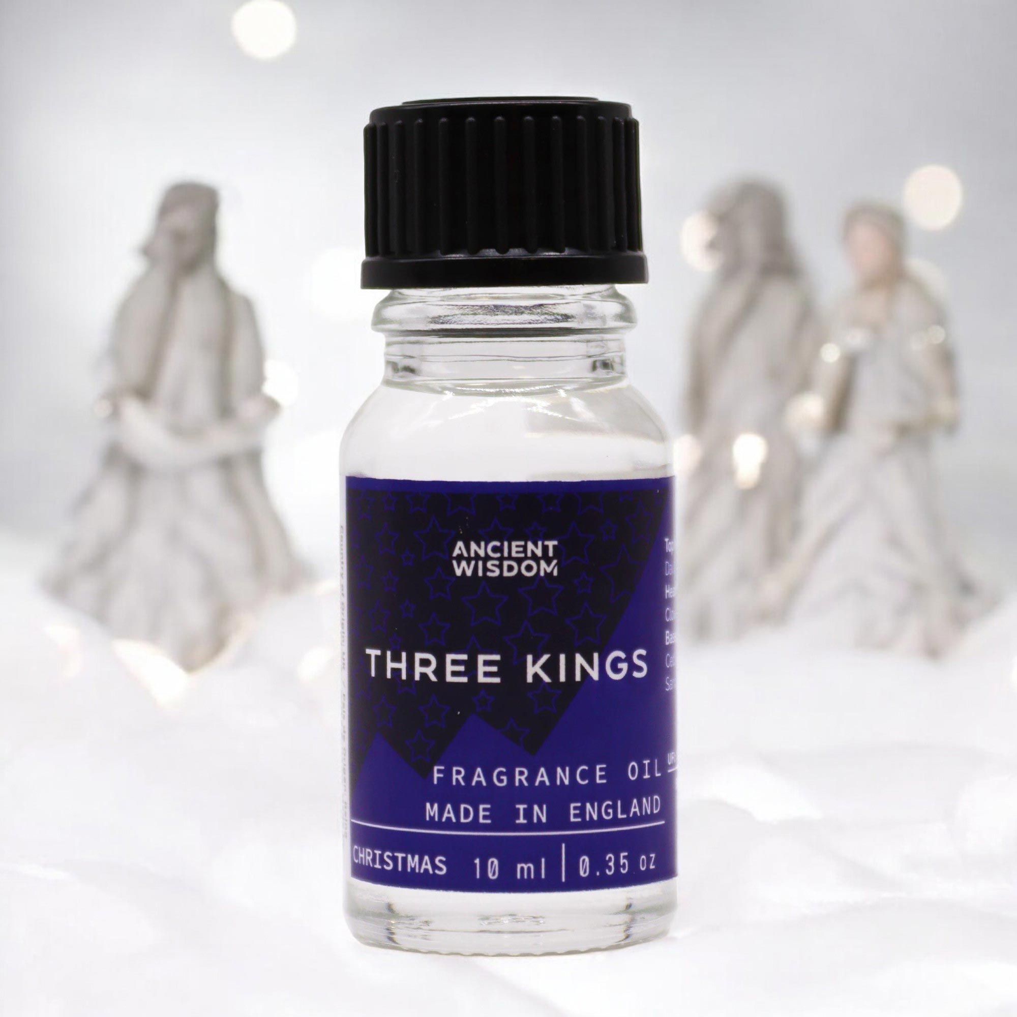 Spellbound 10ml Three Kings Fragrance Oil | Niffty Witchy Supplies UK in Oils & Wax Melts style, hedge-witch midnight gothic sanctuary for mystical gothic s