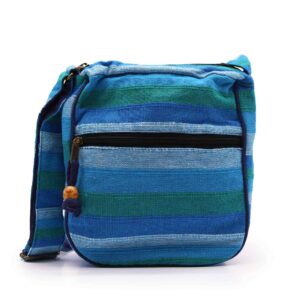 Moonlit Lrg Nepal Sling Bag (Adjustable Strap) – Blue Rivers | Bags | Niffty Witchy Supplies UK in Bags style, ivory eclipse eclipse craft for lovers of o
