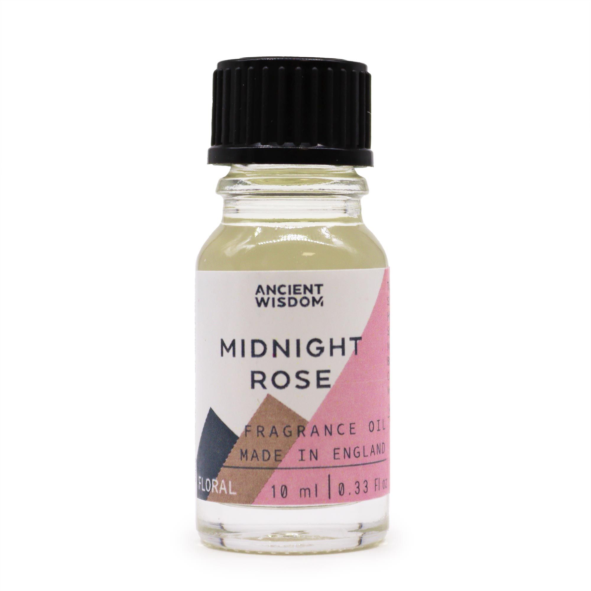 Starlit 10ml Midnight Rose Fragrance Oil | Niffty Witchy Supplies UK in Oils & Wax Melts style, mushroom craft moon blessing from a spellbound witchy collec