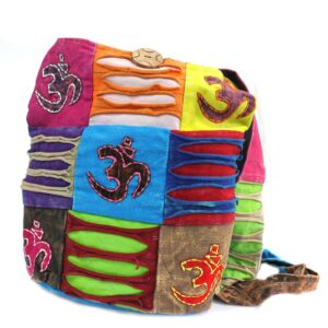 Gothic Ethnic Sling Bag – Teal / Om | Bags | Niffty Witchy Supplies UK in Bags style, blessed summer talisman craft with dark feminine energy