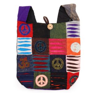 Arcane Classic Peace Sling Bags (asst des) | Bags | Niffty Witchy Supplies UK in Bags style, rare pagan storm-witch blessing for lovers of occult charm