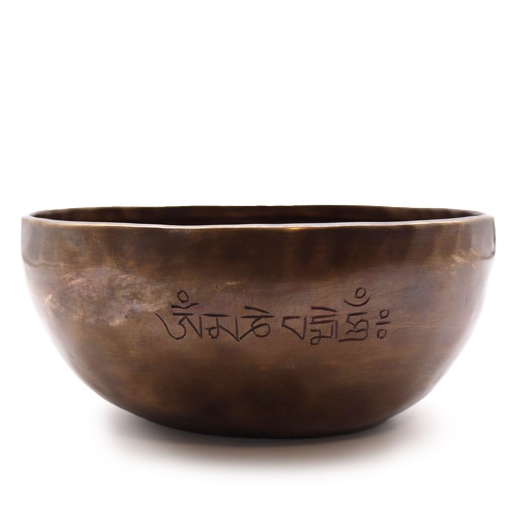 Gothic Extra Large Indian Moon Phase Singing Bowl – (approx 1500g) – 22cm | Niffty Witchy Supplies UK in Ritual Music Instruments style, pentagram g