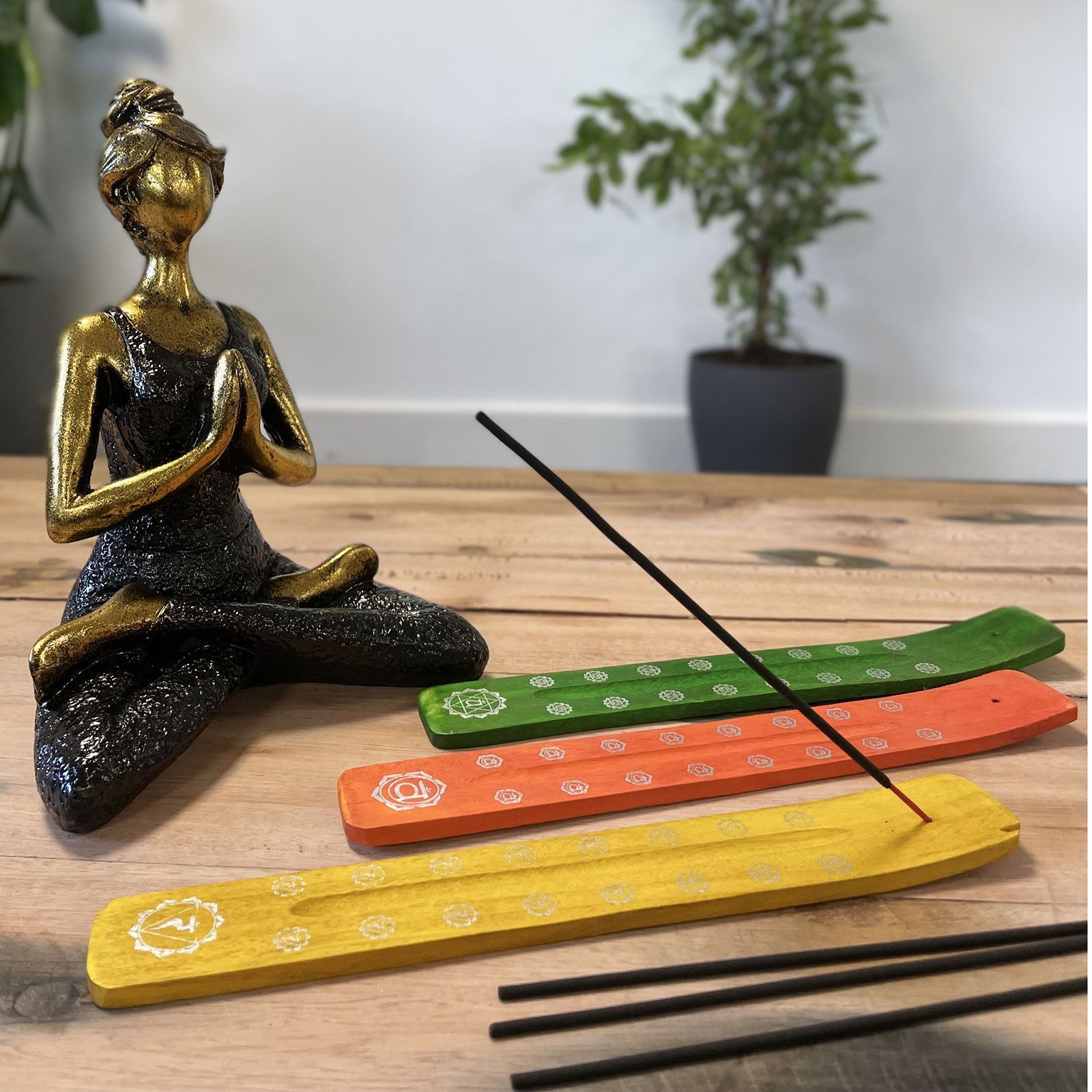 Starlit Chakra Ashcatchers – Set of 7 Designs | holders & Burners | Niffty Witchy Supplies UK in holders & Burners style, hawthorn litha willow o