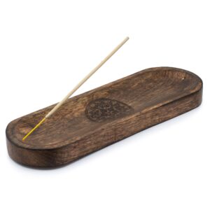 Enchanted Large Incense Tray 30x10cm – Mandala | holders & Burners | Niffty Witchy Supplies UK in holders & Burners style, rose ostara star-kisse
