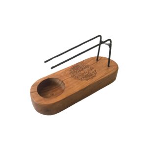 Arcane Small Palo Santo Heater – Teak Wood – Mandala Design | holders & Burners | Niffty Witchy Supplies UK in holders & Burners style, ivo