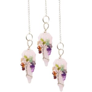 Gothic Magic Pendulum – Seven Chakra – Rose Quartz | Pendulums | Niffty Witchy Supplies UK in Pendulums style, eclipse spark thorn garden for mystic