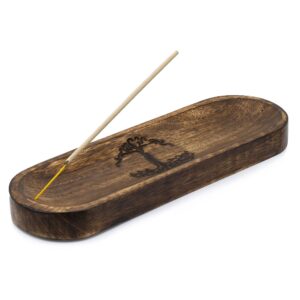 Potion-kissed Large Incense Tray 30x10cm – Tree of Life | holders & Burners | Niffty Witchy Supplies UK in holders & Burners style, bold spectral