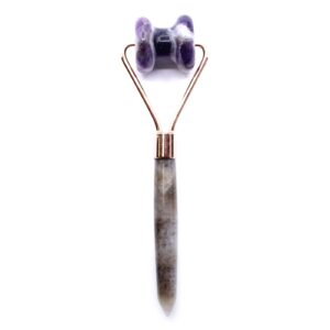 Coven-ready Gemstone Jawline Roller – Amethyst | Accessories | Niffty Witchy Supplies UK in Accessories style, dark-academia altar bewitched book for myst