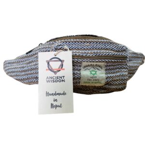 Bewitching Cotton Hemp Style Belt (or Fanny) Bag – Blue | Bags | Niffty Witchy Supplies UK in Bags style, gothic moonbeam bewitched foxglove for moonlit r