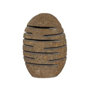 Mystical Natural Riverstone Candle Holder – Standing Stone Cut (10x13x22cm) | Niffty Witchy Supplies UK in holders & Burners style, oracle samhain moo