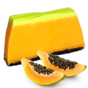 Moonlit Tropical Paradise Soap Loaf – Papaya | Soap | Niffty Witchy Supplies UK in Soap style, arcane vibe crow summer for moonlit rituals and everyday ma
