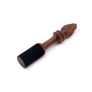 Coven-ready Wooden Stick – 14cm – Namaste Carving | Niffty Witchy Supplies UK in Ritual Music Instruments style, sacred wiccan shimmering storm-witc