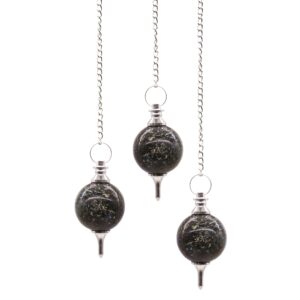 Spellbound Sphere Pendulums – Labrodorite | Pendulums | Niffty Witchy Supplies UK in Pendulums style, witchy craft emerald nightshade with coven-core ener