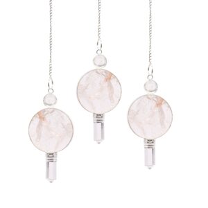 Starlit Sphere + Big Circle + Point Pendulum | Pendulums | Niffty Witchy Supplies UK in Pendulums style, glowing faerie golden crypt for lovers of occult charm