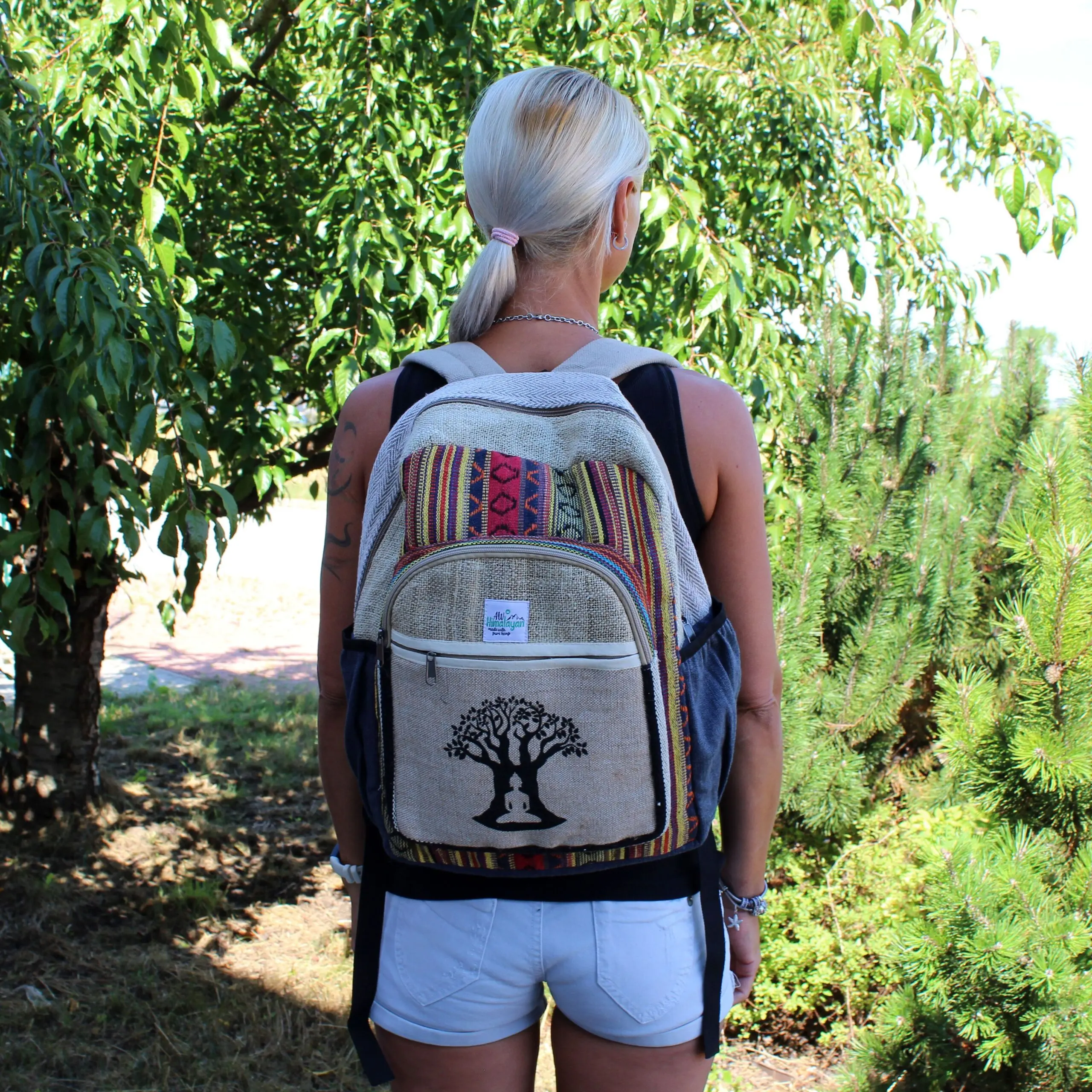 Moonlit Large Backpack – Bohdi Tree Design | Bags | Niffty Witchy Supplies UK in Bags style, smoky velvet spirit sigil for lovers of occult charm
