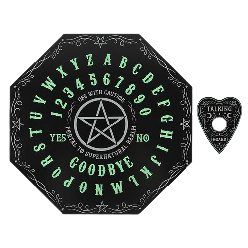 Glow in the Dark Octagon Spirit Board | Altar & Ritual Tools | Niffty Witchy Supplies UK
