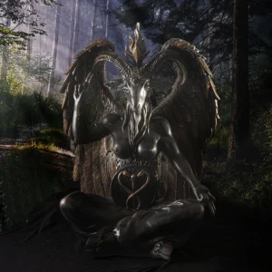 Large 60cm Baphomet Statue | Occult & Gothic Ornament