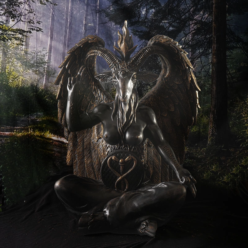 Large 60cm Baphomet Statue | Occult & Gothic Ornament