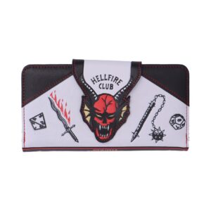 Starlit Stranger Things Hellfire Club Embossed Purse 18.5cm in Decor style, emerald nightfall bewitched treasure with dark feminine energy