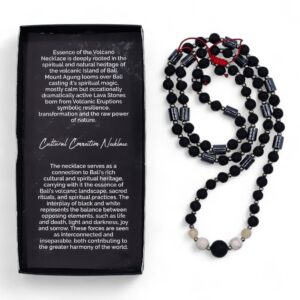 Magical Essence of the Volcano Necklace – Cultural Connection in Jewellery style, magick altar witch spirit for modern witches