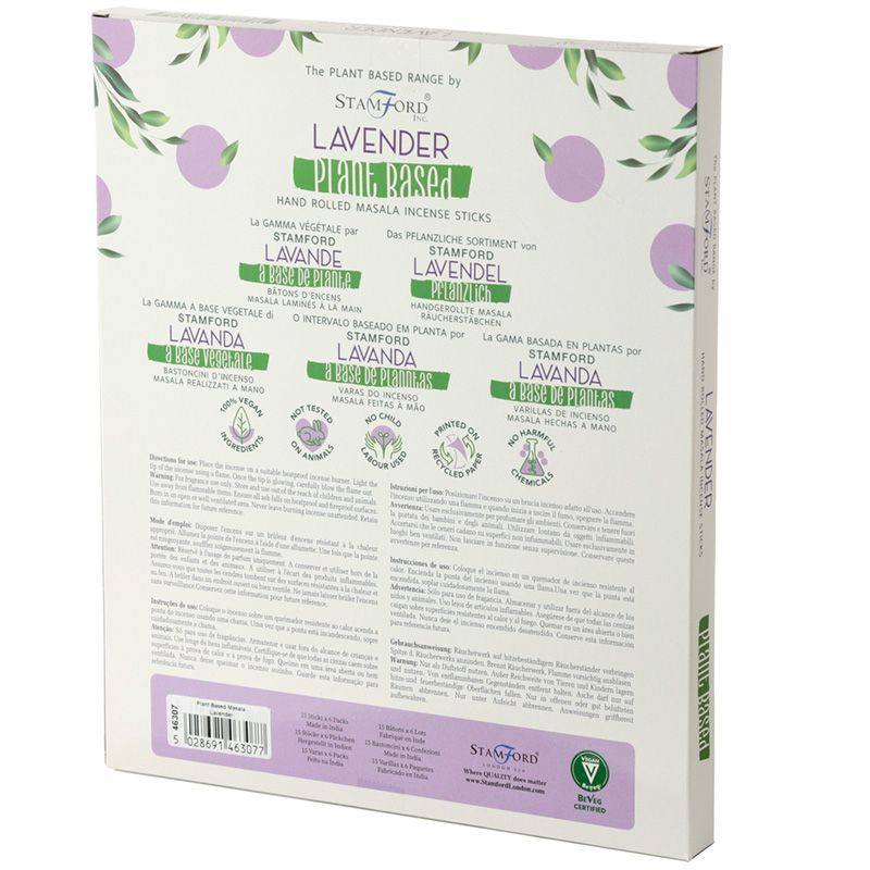 Plant Based Masala Incense Sticks - Lavender - Image 3