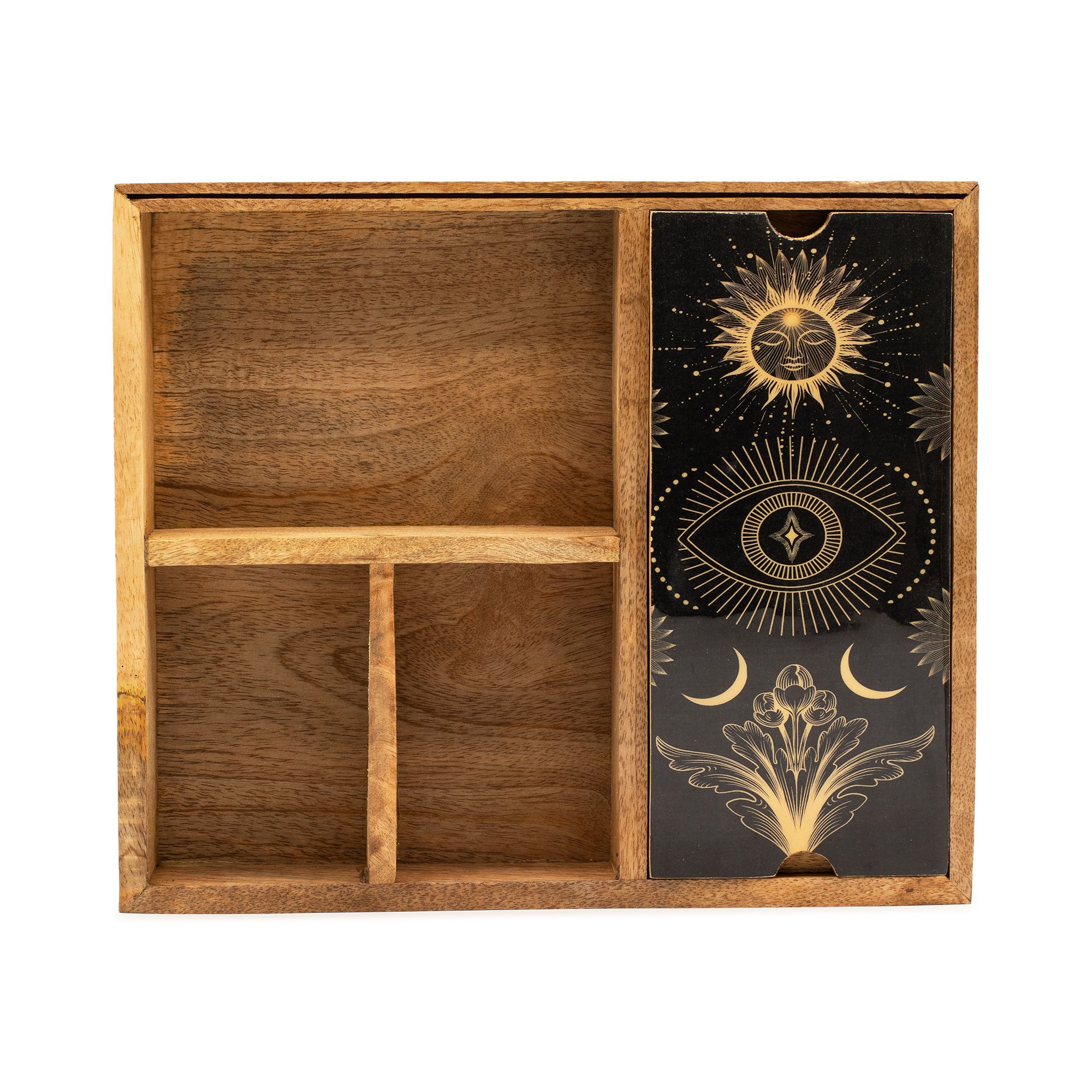 Four Section Tarot Box with Card Holder - Image 3