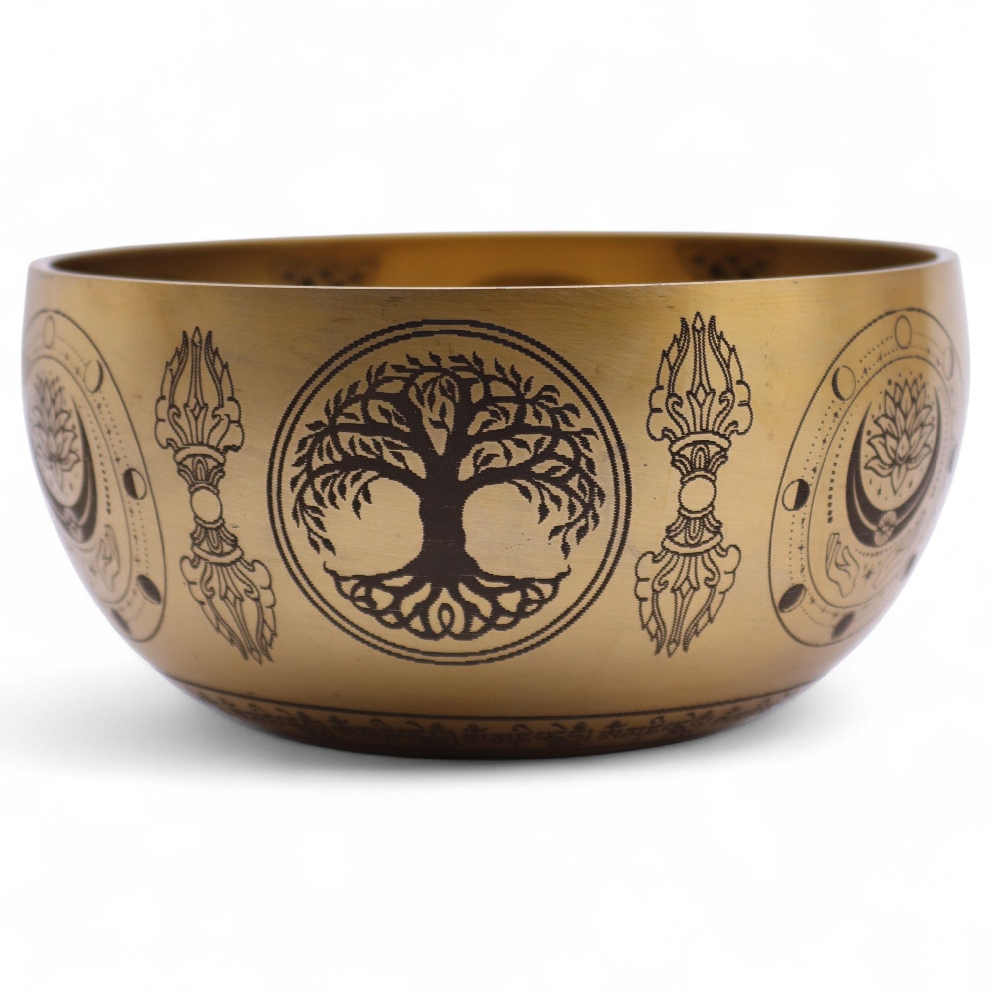 Pure Brass Etched Buddha - Set of 4 - Approx 3.85kg - Image 20