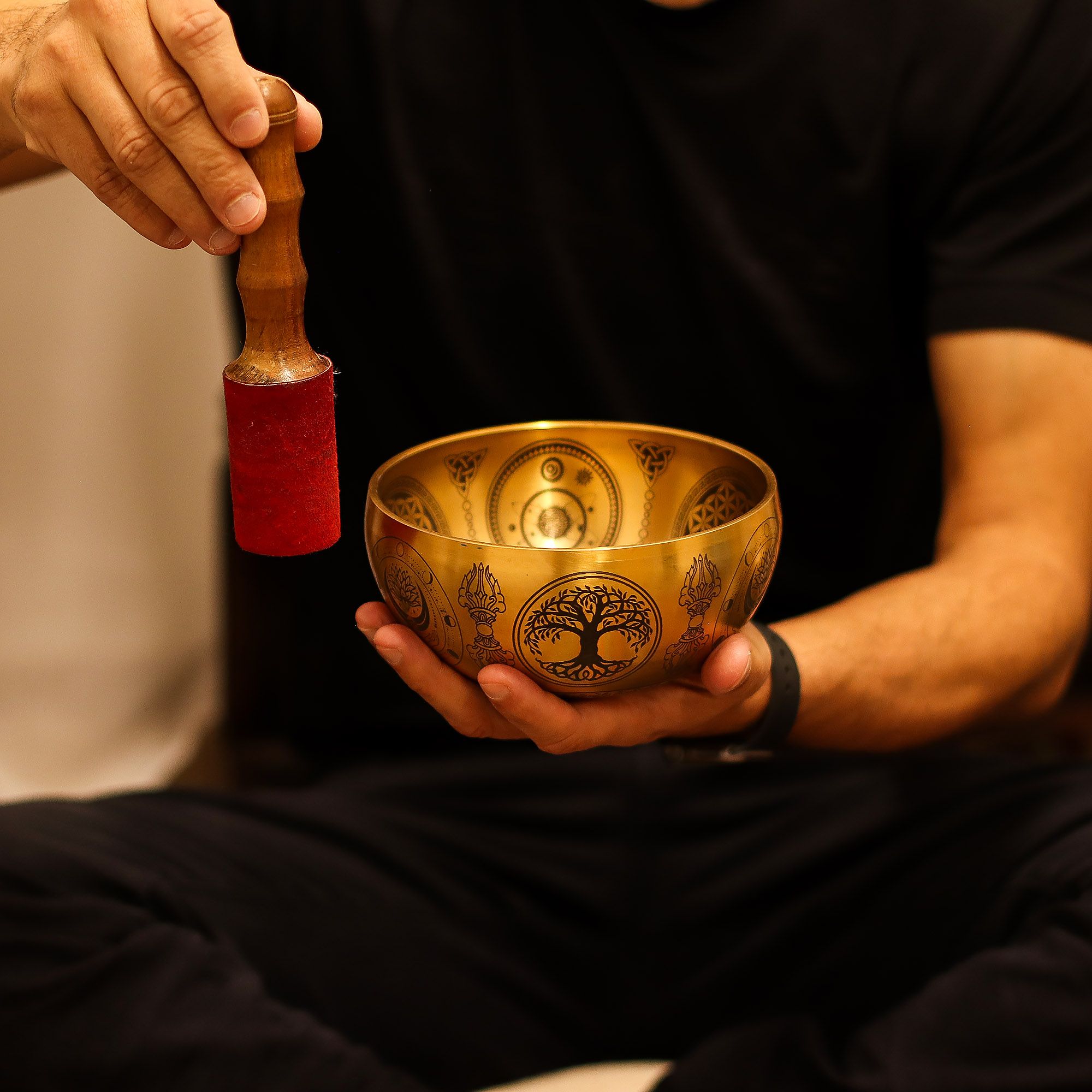Pure Brass Etched Buddha - Set of 4 - Approx 3.85kg - Image 12