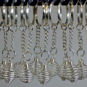 Spiral Cage Key-rings ( pack of 12)