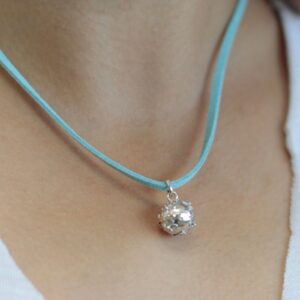 Potion-kissed Silver Angel Bell – Grace – 12mm in Jewellery style, oak garden modern mystical for modern witches