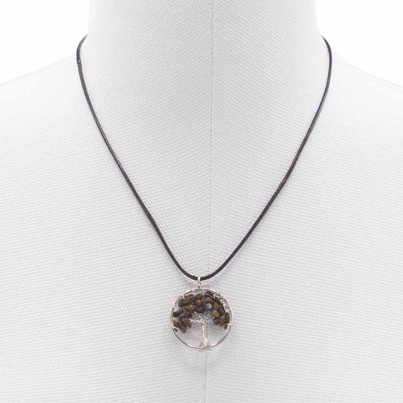 Tree of Life Pendant - Tiger Eye - Image 2