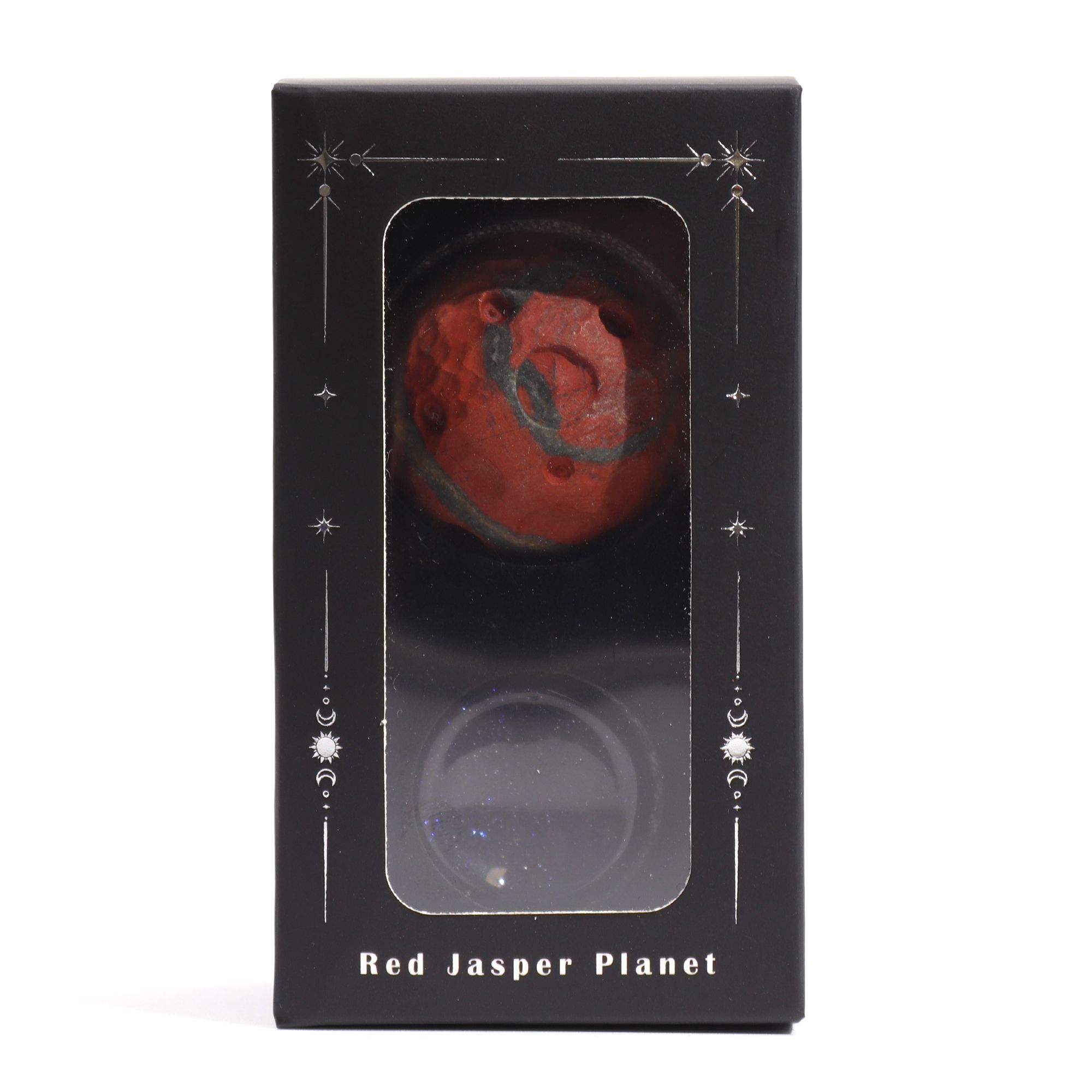Red Jasper Planet on a Sola Goldstone Stand (MARS) - Image 3